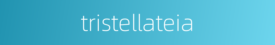 tristellateia的同义词
