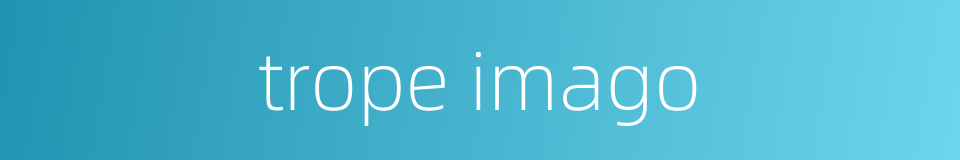 trope imago的同义词
