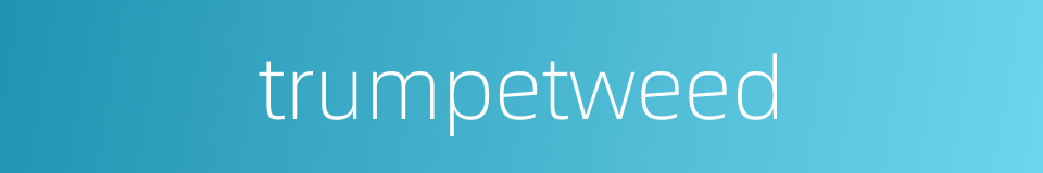 trumpetweed的同义词
