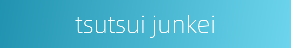 tsutsui junkei的同义词