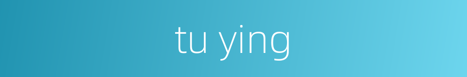 tu ying的同义词