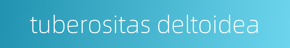 tuberositas deltoidea的同义词