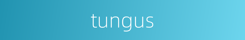 tungus的同义词