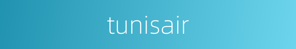 tunisair的同义词