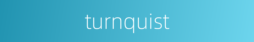 turnquist的同义词