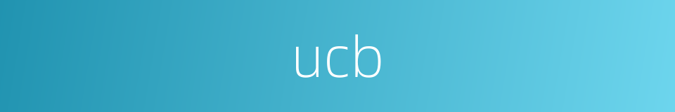 ucb的同义词