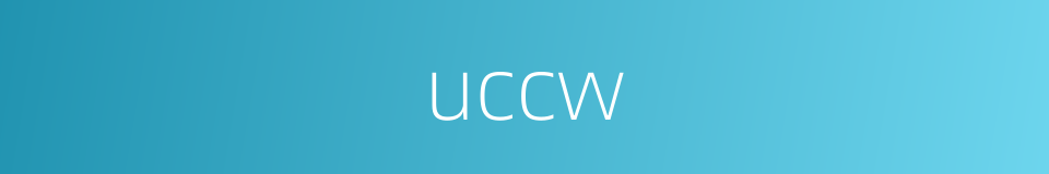 uccw的同义词