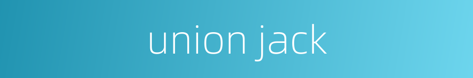 union jack的同义词