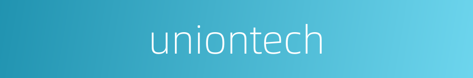 uniontech的同义词