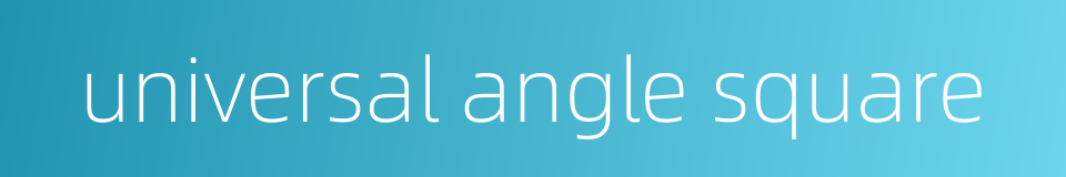 universal angle square的同义词