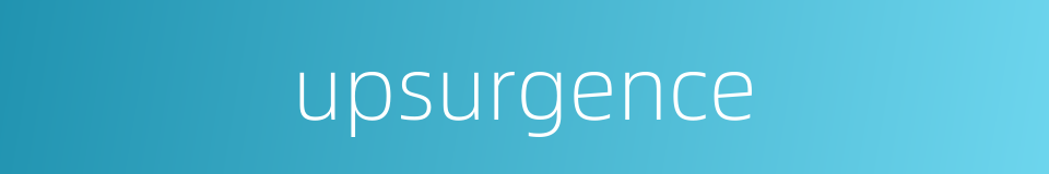 upsurgence的同义词