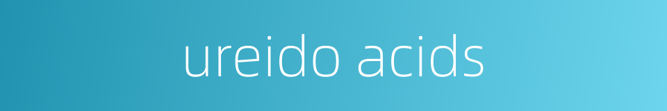 ureido acids的同义词