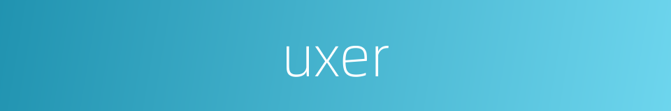 uxer的同义词