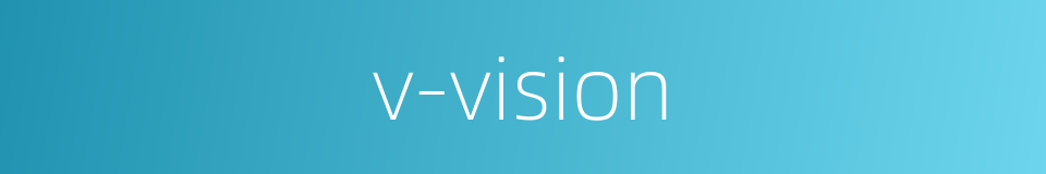 v-vision的同义词