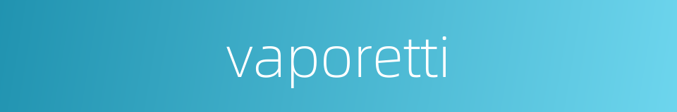 vaporetti的同义词