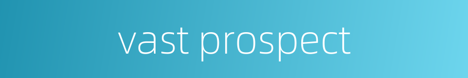 vast prospect的同义词