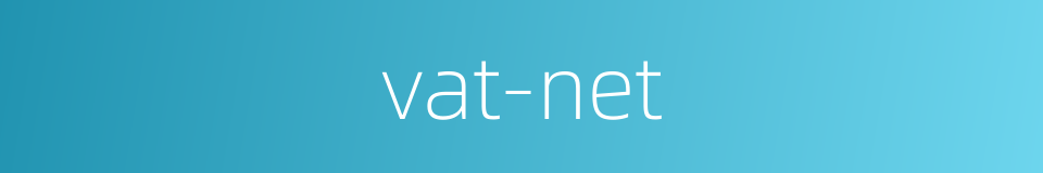 vat-net的同义词