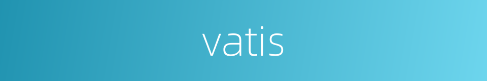 vatis的同义词
