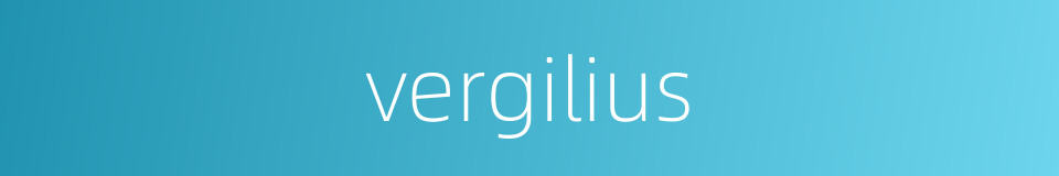 vergilius的同义词