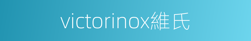 victorinox維氏的同義詞