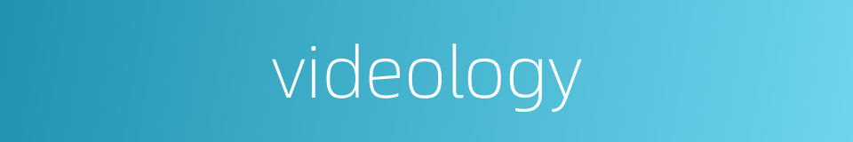 videology的同义词