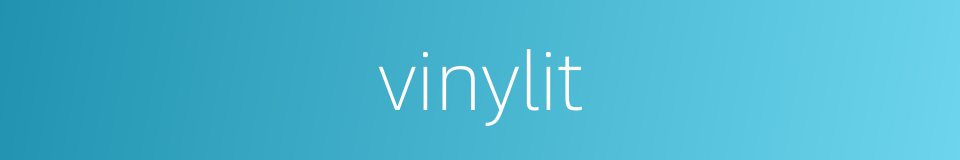 vinylit的同义词