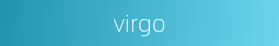 virgo的同义词