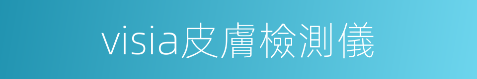 visia皮膚檢測儀的同義詞