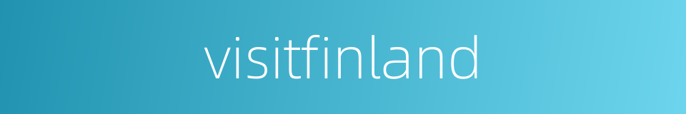 visitfinland的同义词