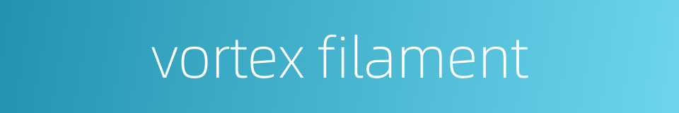 vortex filament的同义词