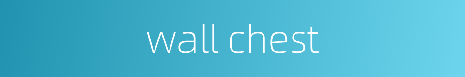 wall chest的同义词