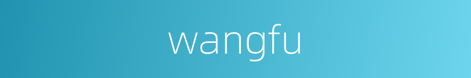 wangfu的同义词