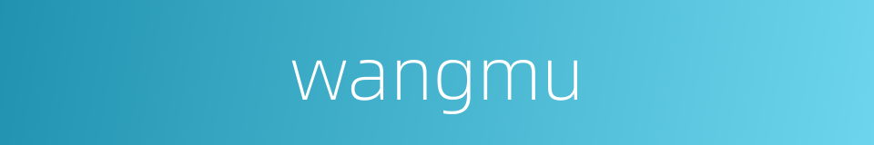 wangmu的同义词