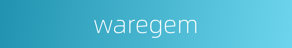 waregem的同义词