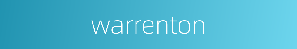 warrenton的同义词