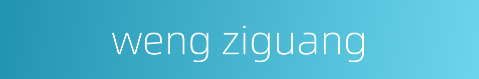 weng ziguang的同义词