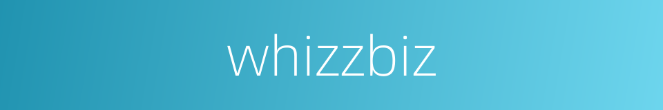 whizzbiz的同义词