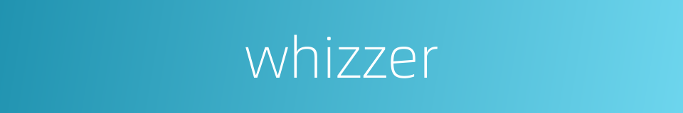 whizzer的同义词