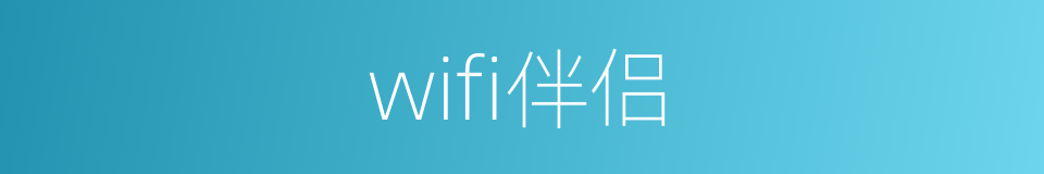 wifi伴侣的同义词