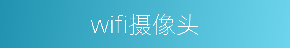 wifi摄像头的同义词