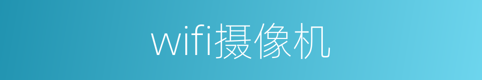 wifi摄像机的同义词