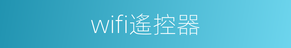 wifi遙控器的同義詞