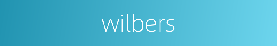 wilbers的同义词
