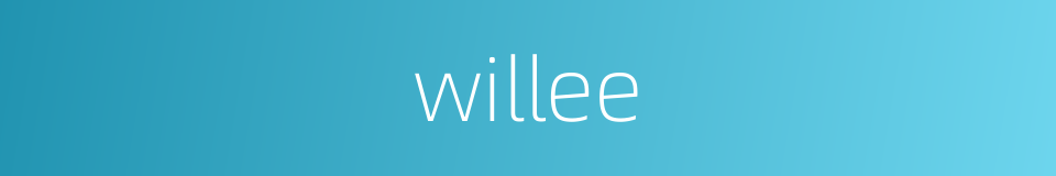 willee的同义词