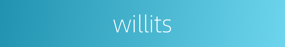 willits的同义词