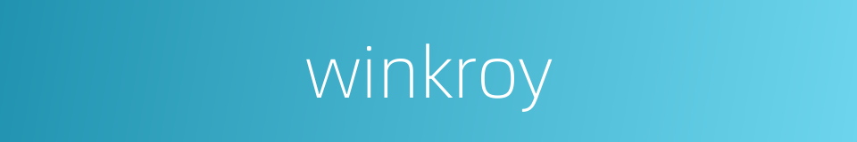 winkroy的同义词