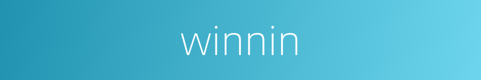 winnin的同义词