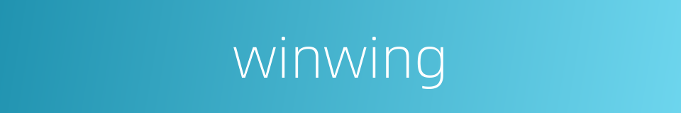 winwing的同义词