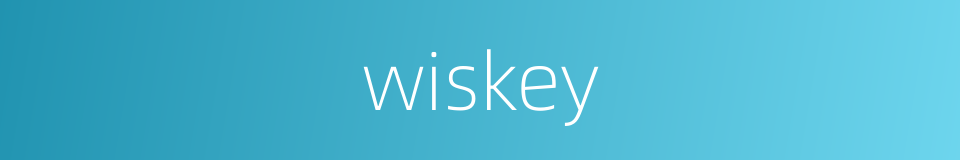 wiskey的同义词