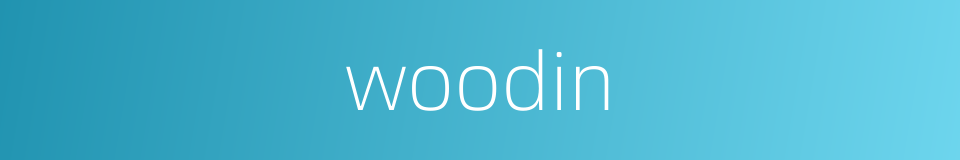woodin的同义词
